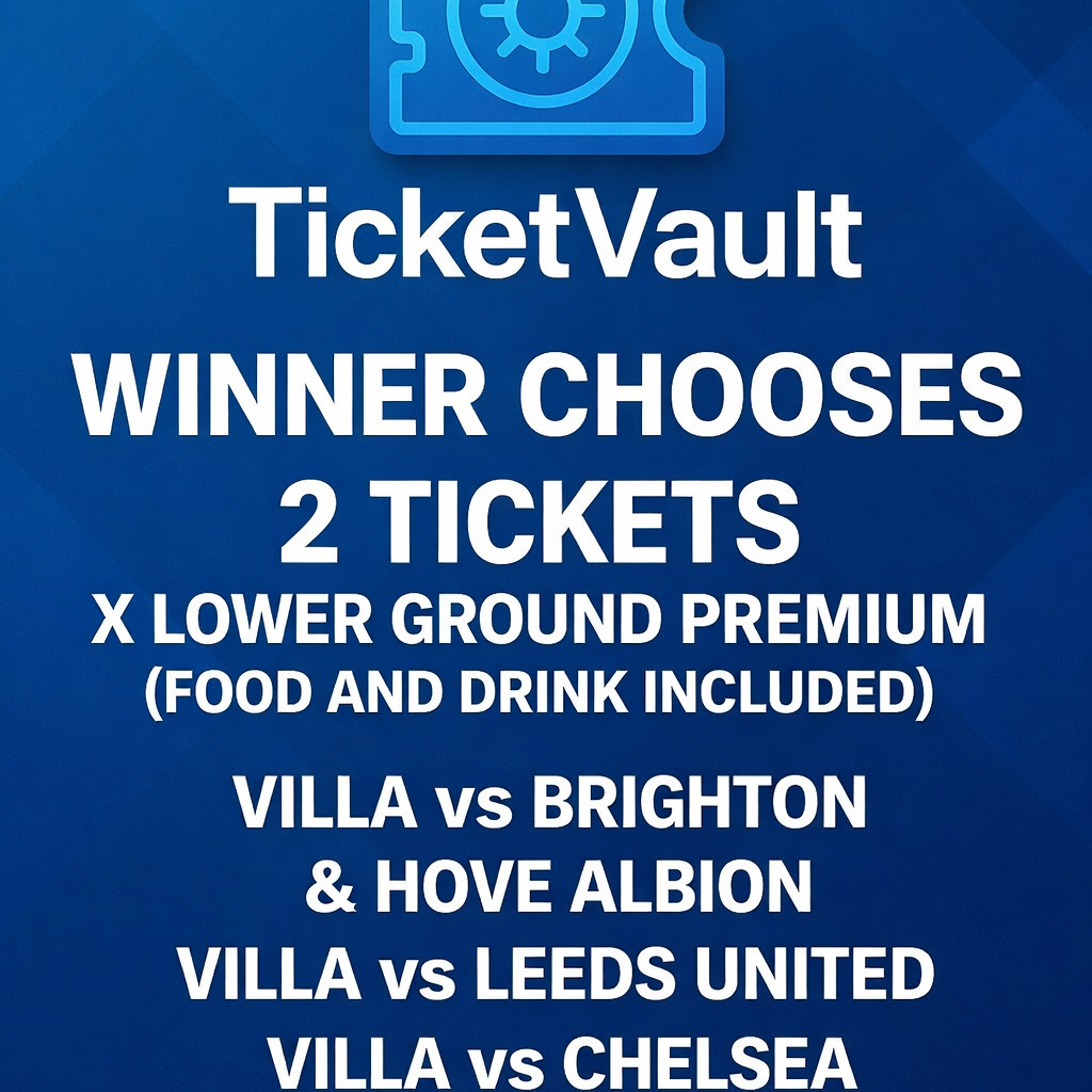 WINNER CHOOSES! 2X LOWER GROUND PREMIUM TICKETS! PICK A GAME