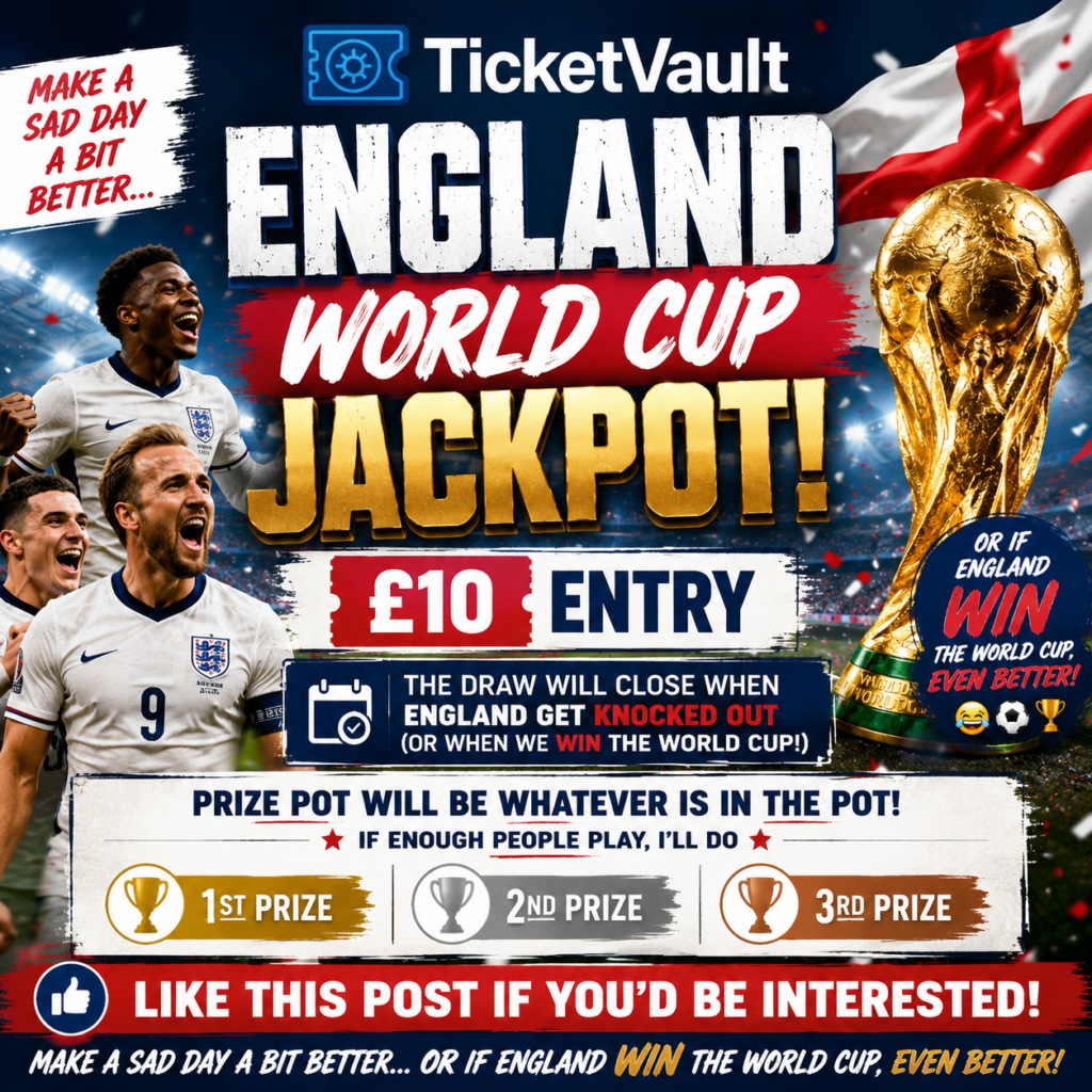 🏆 ENGLAND WORLD CUP JACKPOT 🏆